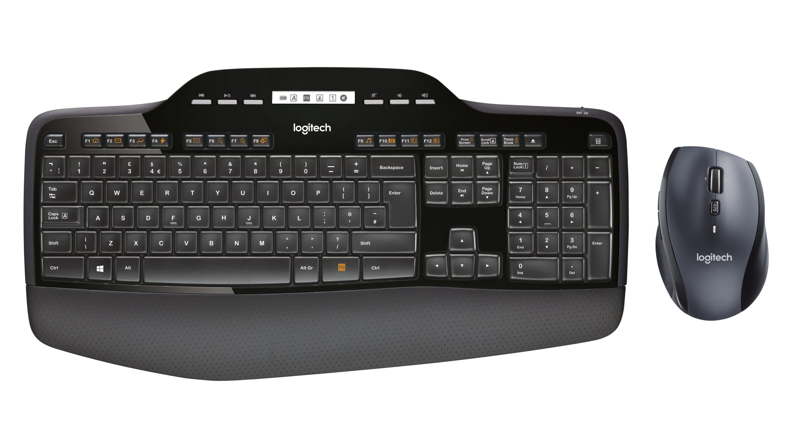 Agent sofistikeret kuvert Logitech MK710 Performance tastatur Mus inkluderet RF trådløst QWERTY  Nordisk Sort - Data Gården | Kolding